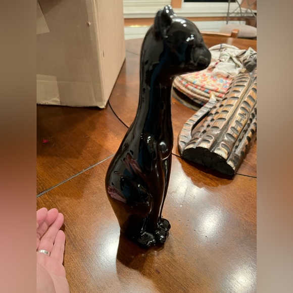Vintage Retro Black ceramic cat Gottschalk - Picture 3 of 6